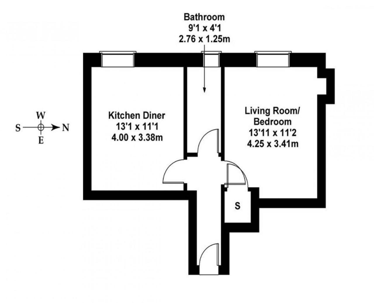 Joivy Modern City Centre 1-Bed Next To Calton Hill Appartement Edinburgh Buitenkant foto